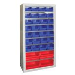 Armour Container Cupboard with 32 mixed bins