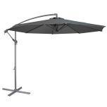 Dellonda Banana Parasol with Cover 3m - Grey