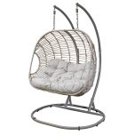 Dellonda Double Swinging Egg Chair with Cushion