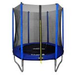 Dellonda Heavy-Duty Outdoor Trampoline with Safety Enclosure Net 6ft
