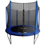 Dellonda Heavy-Duty Outdoor Trampoline with Safety Enclosure Net 8ft