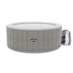 Dellonda 4-6 Person Inflatable Hot Tub/Spa with Smart Pump - Rattan Effect