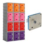 Fortis 450 Plastic Lockers - Coin Return Lock