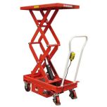 Electric double scissor lift