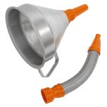 Metal Flexible Spout Funnel with Filter 200mm