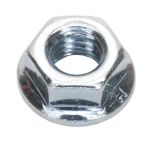 Zinc Plated Serrated Flange Nut M6 - Pack of 100