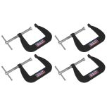Junior C-Clamp Set 64 x 64mm 4pc