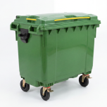 Green 660L Wheelie Bin