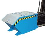 Cable Operated Tipping Skip with Optional galvanised lid