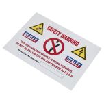 Hybrid/Electric Vehicle Warning Sign