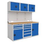 Euroslide Modular Kit 1 - beech worktop - blue