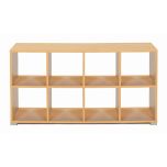 8 Cube Room Divider (Horizontal) - Maple