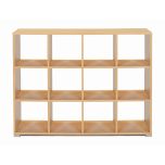 12 Cube Room Divider - Maple