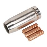 Conical Nozzle x 1 Contact Tip 0.8mm x 3 MB14