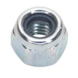Zinc Plated Nylon Locknut M6