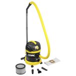 BuilderVac® Wet & Dry Vacuum Cleaner 15L Stainless Steel Drum M Class Filtration 110V