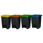 Pedal Bin with Lid - 80 Litre - All Colours