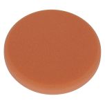 Hook-and-Loop Buffing & Polishing Foam Head 150 x 25mm - Orange/Firm