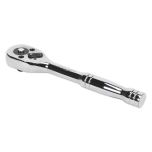 Siegen Pear-Head Ratchet Wrench with Flip Reverse 1/4"Sq Drive