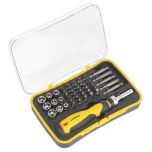 Siegen Ratchet Screwdriver Socket & Bit Set 45pc