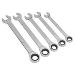 Siegen Combination Ratchet Spanner Set 5pc