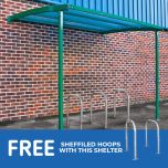 Wall Mounted Cycle Shelter