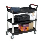 Utility 3 Shelf Trolleys