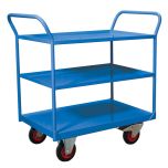Steel Shelf Trucks Blue