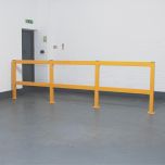 TUFF Lift Out Rail Barriers - Straight Kit - Length 1200mm 3 Posts