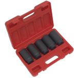 Impact Hub Nut Socket Set 1/2"Sq Drive 5pc