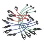 Assorted Tarpaulin Bungee Cord Set 12pc