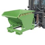 Heavy Duty Roll Forward Tipping Skips - Green