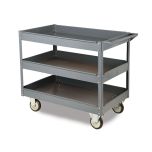 3 Shelf Toptruck Steel Shelf Trolley 250kg