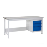 TUFF Heavy Duty Storage Workbench - Single Storage - Drawers