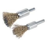 Decarbonising Crimped Wire Brush Set 2pc