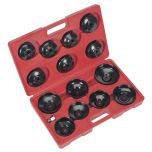 Oil Filter Cap Wrench Set 15pc