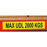 Warehouse Information Labels - Yellow