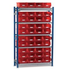 Shelving Kits with WPTC4 Bins