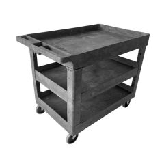 Plastic Service Trolleys - 3 Shelves - Length 1013mm