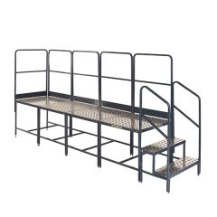 Climb-It Work Platform - Four In-line - 2 Tread - 5 Handrails