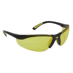 Worksafe® Zante Style Amber Lens Safety Glasses with Flexi Arms