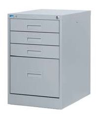 Silverline Midi Filing Cabinet & Drawers