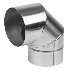 Stainless Steel Exhaust/Flue 90° Bend for ABI600 & ABI1000 120mm