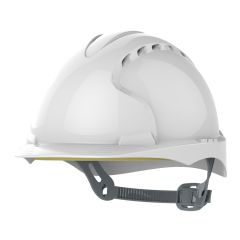 EVO 2 Mid Peak Vented Wht Helmet - Slip Ratchet