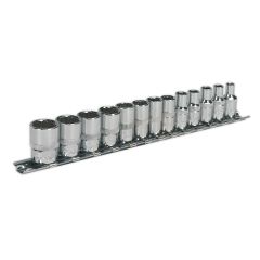 Premier Socket Set 1/4"Sq Drive 12-point 13pc