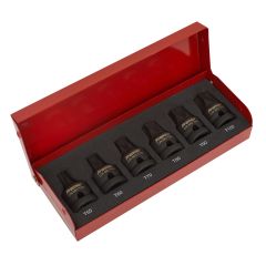 Premier TRX-Star* Impact Socket Bit Set 1/2"Sq Drive 6pc