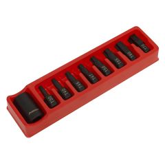 Premier TRX-Star* Impact Bit & Holder Set 1/2"Sq Drive 9pc
