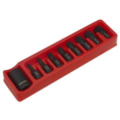 Premier Spline Impact Bit & Holder Set 1/2"Sq Drive 9pc