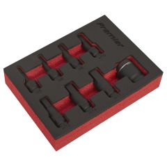 Premier Hex Impact Socket Bit Set 3/8"Sq Drive 8pc