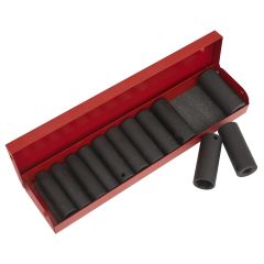 Premier Metric/Imperial Deep Impact Socket Set 3/8"Sq Drive 12pc